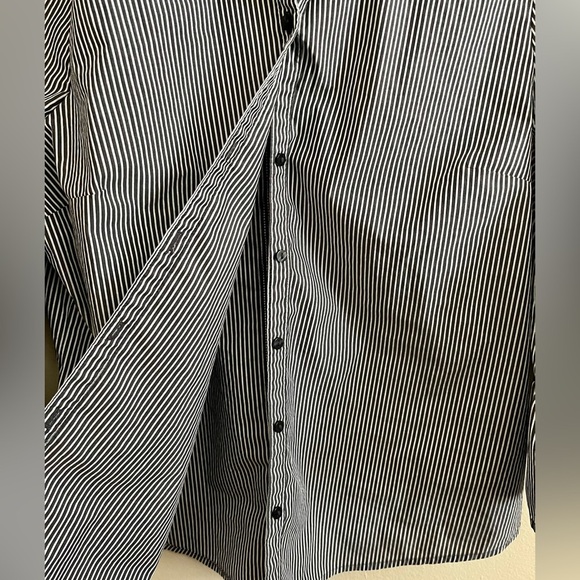 Striped Button Down With Bell Sleeves - Picture 3 of 7